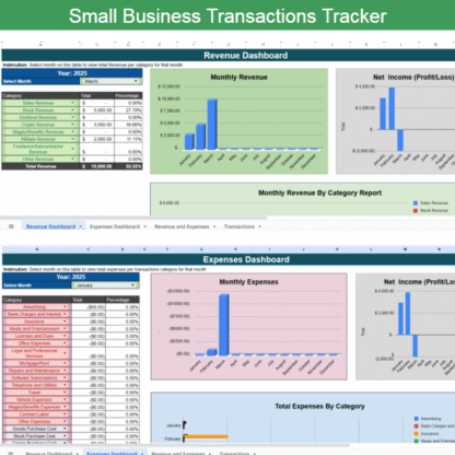 Small Business Transactions Tracker (Google Sheet) - Image 2
