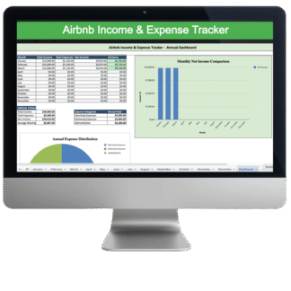 Airbnb Income & Expense Tracker (Google Sheet)
